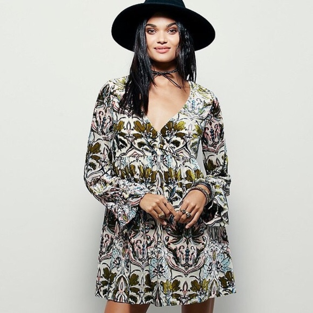 Nwot Free People velvet mystic dress